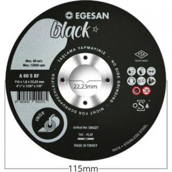 Egesan Black İnox Metal Kesici 115x1