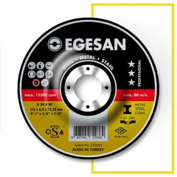 Egesan Taşlama Taşı 115 MM Metal Taşlama Taşı 115x6,0x22,23