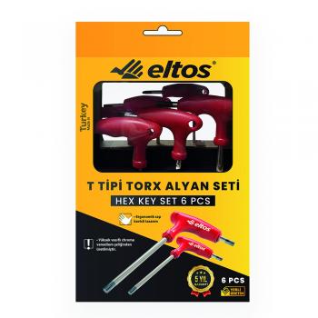 Eltos T Torx Alyan Seti 6 Pcs Eltos T Torx Alyan Seti 6