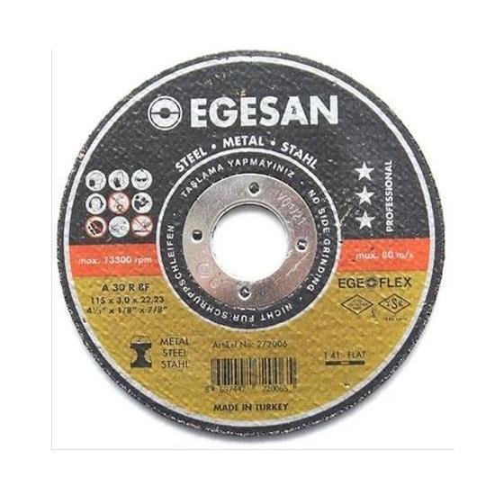 EGESAN METAL KESME TAŞI 115x3,0x22,23 EGEFLEX KESİCİ TAŞ