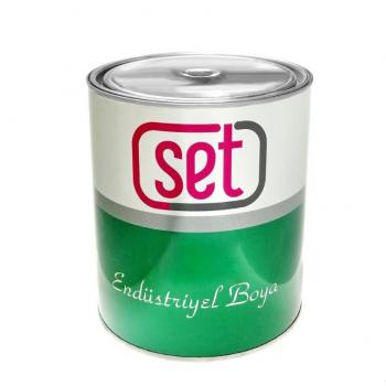 SET ENDÜSTRİYEL BOYA MAT SİYAH 900 GR.