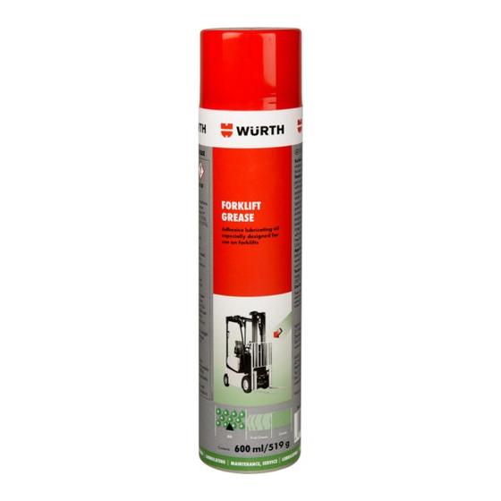 WÜRTH FORKLİFT BAKIM GRESİ YAĞLAYICI 600 ML