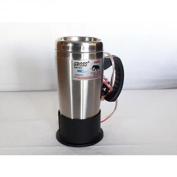 Gross Termoslu Krom Araç Su Isıtıcı Ketil 24 Volt 500 Ml.