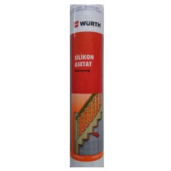 Würth Silikon Kahverengi Asetat Silikon Güçlü Kahve Renk 310 ML GERMANY