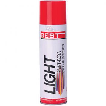 BEST LIGHT SPREY BOYA KIRMIZI 250 ML BL250