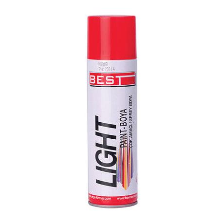 BEST LIGHT SPREY BOYA KIRMIZI 250 ML BL250