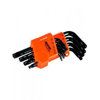 Rico 9 Parça Torx Uçlu Allen Anahtar Takımı Kısa Alyan Seti 013-RC3199