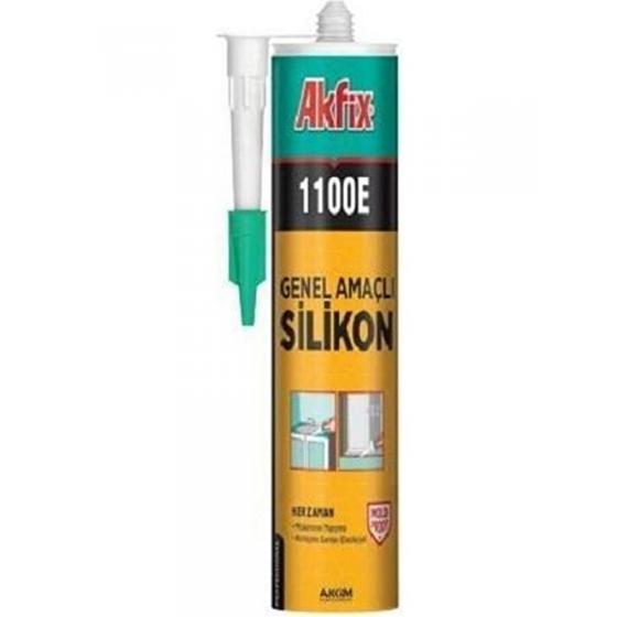 AKFİX SİLİKON BEYAZ 1100E 280 GR.