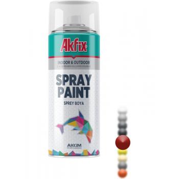 Akfix Sprey Boya Parlak Makine Kırmızı RAL3002 400ML / 300GR