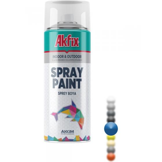 Akfix Sprey Boya Parlak Mavi RAL5017 400ML / 300GR