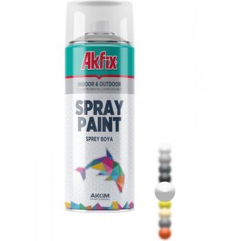 Akfix Sprey Boya Parlak Beyaz RAL9003 400ML / 300GR