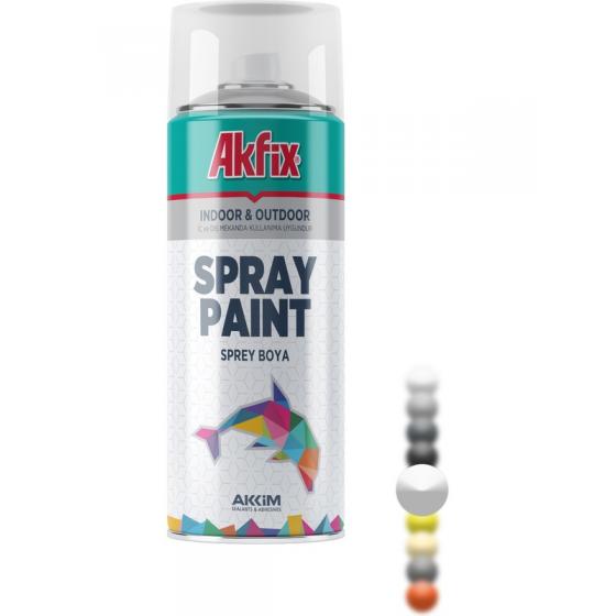 Akfix Sprey Boya Parlak Beyaz RAL9003 400ML / 300GR