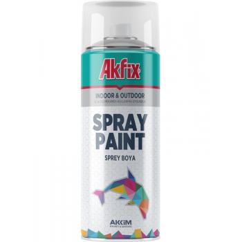 Akfix Sprey Boya Parlak Şeffaf Vernik 400ML / 300GR