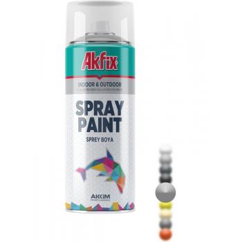 Akfix Sprey Boya Aluminyum RAL9006 400ML / 300GR