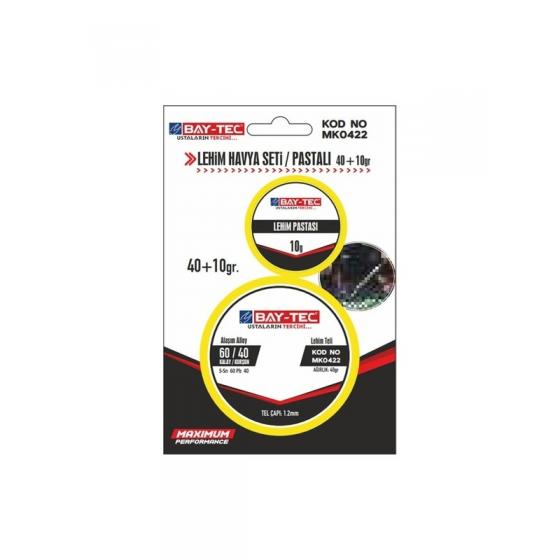 Baytec Pastalı Lehim Havya Seti Lehim Teli MK0422
