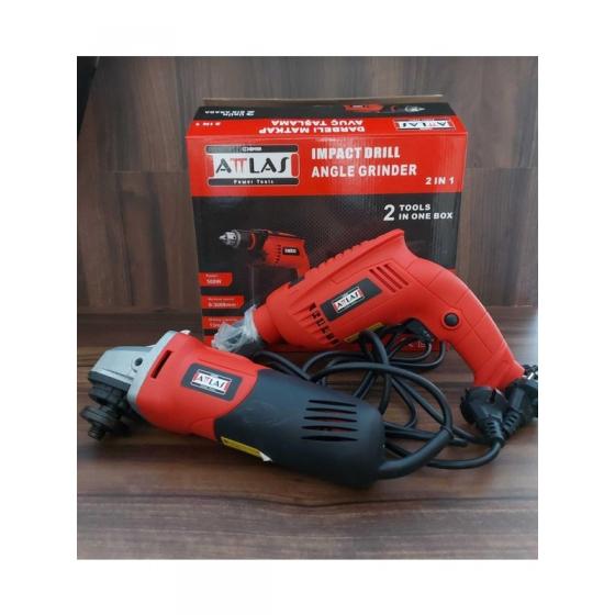 Attlas Eco 2'li Set Matkap ve Taşlama Atlas 2 in 1
