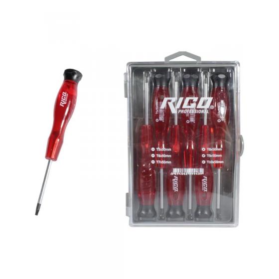 Rico 6'lı Elektronikçi Torx Saatçi Tork Tornavida Seti 50MM 003-KK1971