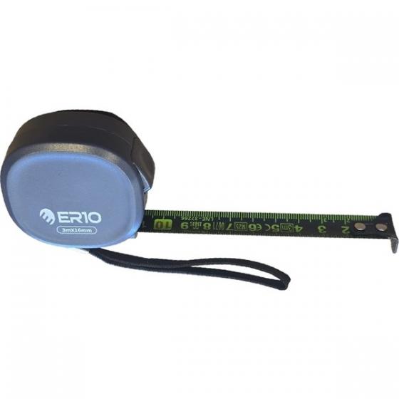 Er10 Şerit Metre Antrasit Autostop 3M x 16MM D36-3016