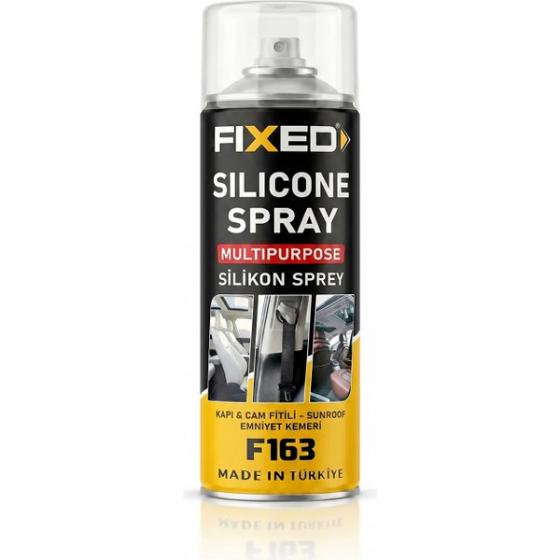 Fixed F163 Silikon Sprey 400 ml - Trim Gıcırtı Önleyici Su İtici ve Yağlayıcı Bakım Spreyi