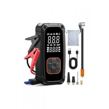 Rico Akü Takviye Şoklama Şarjlı Hava Kompresörü 12000 A Jump Starter 022-RC4073