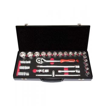 Rico 25 Parça 1/2’’ Lokma Takımı Seti 6 Köşe 006-RC1126