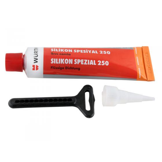 Würth Sıvı Conta Silikon Siyah 250 Dereceye Kadar Dayanıklı 70 ML