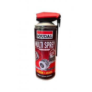 Soudal Multi Sprey Yağlayıcı Pas Sökücü 400 ml